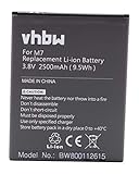 vhbw Li-Ion Akku 2500mAh (3.8V) kompatibel mit Handy Smartphone Telefon Timmy M7 Octa-Core-Smartphone MTK6592 Ersatz für M7