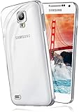 moex Aero Case kompatibel mit Samsung Galaxy S4 Mini - Hülle aus Silikon, komplett transparent, Klarsicht Handy Schutzhülle Ultra dünn, Handyhülle durchsichtig einfarbig,