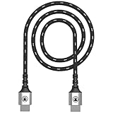 Snakebyte HDMI Cable 5 PRO 8K - Playstation 5 HDMI 2.1 Kabel, kompatibel mit 1080p, 3D, 4K@120Hz, 8K@60Hz, UHD-Geräten, eloxierte Stecker, geeignet für PS5, Xbox, Blu-ray, 2 m Mesh Kabel, PS5-Desig