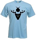 Tribal T-Shirts Herren T-Shirt Blau Hellb