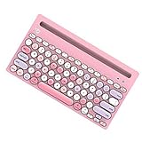 MERIGLARE 79 Key Retro Rund Schlüsselcaps Bluetooth Tastatur Schreibmaschine für PC Laptop Langlebig - R