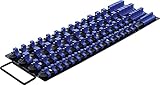 BGS 6871 | Aufsteckschienen-Set für Steckschlüssel-Einsätze | mit 80 Clips | für Einsätze 6,3 mm (1/4'), 10 mm (3/8'), 12,5 mm (1/2')