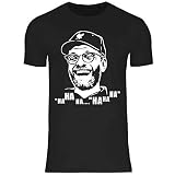 wowshirt Herren T-Shirt Jurgen Klopp Liverpool LFC Hahaha, Größe:M, Farbe:Black