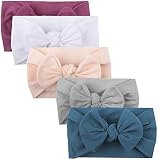BeautyTop Kleinkinder Bowknot Einfarbig Prinzessin Haarband Schicke Stirnband Fotoshooting Babyschmuck Kopfbedeckungen Baby Mädchen Babygeschenke Taufe Haarschmuck Schöne Haarreife Kopfb