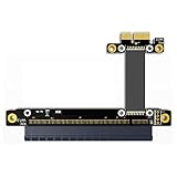 cablecc PCI-E gen3.0 1 x zu 16 x Riser Kabel 30 cm 40 cm 50 cm 60 cm PCI-Express PCI-E X16 Extender rechts abgewinkelt Ellenbogen Design 0.3M