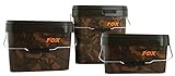 FOX Camo Square Carp Bucket Eimer, Volumen:17 Liter - 25x28x30