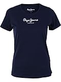 Pepe Jeans Damen T-Shirt Pepe Jeans, Blau (Navy 595), M