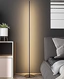 ZHTY LED-Bodenleuchte, augenpflegende Stehlampe, 3-Farben-Temperatur-dimmbare Stehlampe für Wohnzimmer, Schlafzimmer, Büro und Schlafsaal [Energieklasse A +]