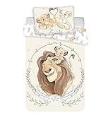 Disney König der Löwen Simba Mufasa Baby Bettwäsche Kopfkissen Bettdecke 100% Baumwolle 100x135