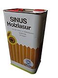 Burtex Sinus Holzlasur 5 Liter Farbe Eb