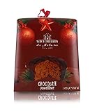 Schokoladen-Panettone im Weihnachtskarton, gebacken in Italien, in der Provinz Mailand, 500 G