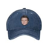 N A Rudy J&J Pankow Erwachsene Baseball Cap Klassische Unisex Einstellbare Sportmütze Cowboyhut Hip Hop Cap Schirmmütze für Männer Frauen, navy, 7/7 3/8