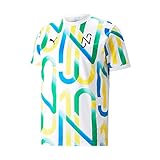 PUMA Neymar JR Graphic Cup Kinder, T-Shirt, Weiß, weiß, 164 [cm]