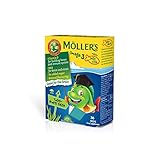 Möller Omega 3 Kapseln für Kinder | Natürliche Omega-3-Fischöl-Tutti-Frutti | Mit DHA und EPA | Leicht zu kauen Glutenfrei, laktosefrei und zuckerfrei 36 Stück