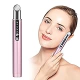 PELCAS Augenmassagegerät, Wiederaufladbar Gesichtsmassagegerät 42 ℃ Beheizte Sonic Schönheitspflege Anti Aging Massagegerät 5 Modi mit USB für Dunkle Augenringe Schwellungen Anti-F