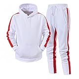 Trainingsanzug Herren Jogginganzug Sportanzug Männer Jogging Anzug Sweatshirt Hose Trainingsanzug Herren Jogginganzug Langarm Reißverschluss Jogging Anzug Sweatshirt für Freizeit Sp