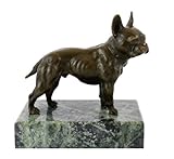 Kunst & Ambiente - Bulldogge/Bully - Bergmann - Hunde Skulptur - Figur Bronze - Wiener Bronze - Deko - Dekoration - Hundeplastik