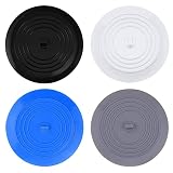 Gqavril12 Gummi Wanne Stopper 4 Stück Floor Drain Cover Rubber Dusche Badezimmer Stopfen Ablauf Badewannen Stopfen Badewannenzubehör Stopper Haltbare Stopper Dusche Multifunktional Küche Stopp