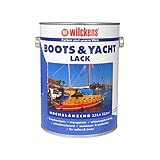 Boots u. Yachtlack 2,5 L klar Bootslack Boot Holz Yacht Lack hochglanz Klarlack