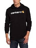 Carhartt Herren Signature Logo Midweight Sweatshirt Sweater, Black, L