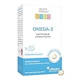 Omega-3 Kapseln für Kinder – Vergleichssieger 2021 – 90 Mini-Kapseln – zuckerfrei – 518 mg geschmacksneutrales Fischö