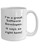 N\A Software-Entwickler Kaffeetasse Geschenk für Software-Ingenieure Prog