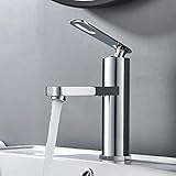 Vketo Wasserhahn Bad Armatur Badarmatur Waschbecken Mischbatterie Badezimmer Waschbeckenarmatur Waschtischarmatur für bad C