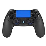 DAUERHAFT Bluetooth Game Gamepad Handheld-Direktverbindung Gamepad Game Controller Energiesparend für Android/Ios für Android-Geräte über 6.0(Black+Blue+Color Box)