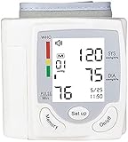 Blutdruckmessgerät Automatische große LCD-Anzeige einstellbarer Handgelenk-Manschette Automatischer Lesespeicher für den Heimgeb