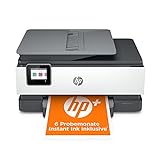 HP OfficeJet Pro 8022e Multifunktionsdrucker (HP+, A4, Drucker, Scanner, Kopierer, Fax, WLAN, LAN, Duplex, HP ePrint, Airprint, mit 6 Probemonaten HP Instant Ink Inklusive) B