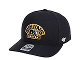 47Brand Boston Bruins Black Classic DP Snapback Cap - NHL Eishockey Kapp