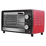 WECDS Küche Mini Toaster Ofen 12L Kapazität 100-250° Temperaturregelung 60 Minuten Timer Brot Frühstück Backmaschine Haushalt Kleiner Ofen Kü