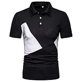 ZYUD Herren Poloshirt Polohemd Funtionsshirt Tshirt Männer Kurzarm Revers Polo Shirts Outdoor Sport Tops Home Kleidung Für Männer Streetwear Sommer Revers Polo Tops Casual S