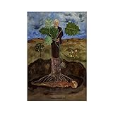 Frida Kahlo Portrait von Luther Burbank Leinwand Poster Schlafzimmer Dekor Sport Landschaft Büro Zimmer Dekor Geschenk Unframe:40×60