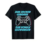 Gamer Videospiele Konsole PS5 Gaming Geburtstag Zocken T-S