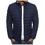 MITCOWBOYS Herren Steppjacke Übergangsjacke Ohne Kapuze Winter Softshelljacke Leicht Langarm Warm Sweatjacke Daunenjacke Thermojacke Freizeitjacke Kapuzenjacke Pufferjacke Daunen Jack