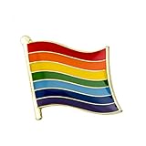 Gay Pride Regenbogen Nation LGBT Flagge Metall Button Badge Pin Pins Ansteck