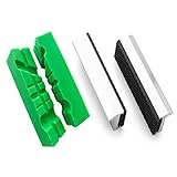 GarMills Magnetische Schraubstockbackenpolster, Schutzabdeckungen, 2 Stück, 1 Mehrrille und I Standard-Aluminium-Set, 113