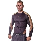 TOP TEN MMA Unisex – Erwachsene 1413-8007 T-Shirts & Tops für Fußball-Fans, Schwarz-Braun, XXL