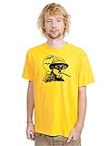 BIGTIME.de T-Shirt Fear & Loathing in Las Vegas Johnny Depp Kult Film Shirt gelb E32 - Gr. M