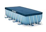 Intex eckige Pool Abdeckplane 400x200cm Poolabdeckung mit Sp