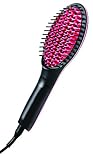 Simply Straight Ceramic Hair Straightening Brush, Black/Pink by Simply Straig