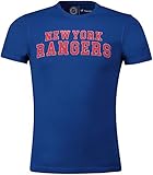 Fanatics - NHL New York Rangers Graphic Wordmark T-Shirt - Blau Größe M, Farbe B
