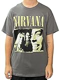 Nirvana Torn Unisex Offizielles T-Shirt, verschiedene Größen, Schwarz , S