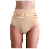 XSZD Damen Miederhose Bauch Weg Unterhose Figurformende Miederslip Stark Formende Taillenslip mit Spitze Hohe Taille Sexy Slip Nahtlos Shapewear Formslip Bauchweg Body Shaper Shaping Unterw