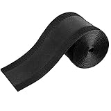 NiceCore Cable Grip-Streifen-Kabel-Schnur-Schutz DIY Aufkleber Kabelkanalbodenmodelle für Kabelmanagement Büro Teppich 300CM Schwarz L