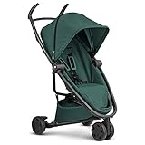 Quinny 1399971000 Zapp Flex Kinderwagen, stylischer Komfort Buggy mit 3 Rädern, angenehm leicht, kompakt faltbar und nutzbar ab circa 6 Monate, Black on Black, grün, 8.8 kg