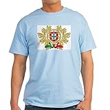 CafePress T-Shirt Portugal Aschgrau Baumwolle Gr. M, hellb