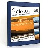 Freiraum-Kalender classic | Luftperspektive, Buchkalender 2022, Organizer (15 Monate) mit Inspirations-Tipps und Bildern, DIN A5