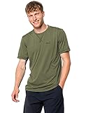 Jack Wolfskin Herren CROSSTRAIL T Men T-Shirt, Light Moss, L